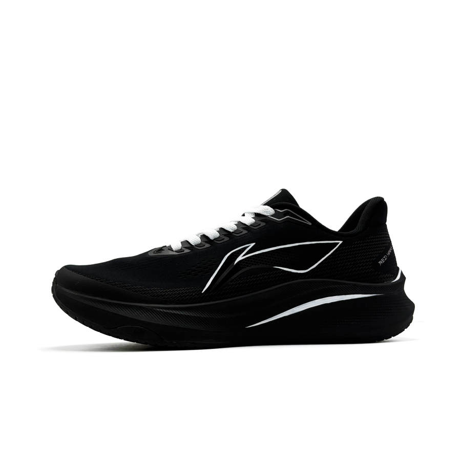 Li-Ning Li Ning Red Hare 9 Jacquard Cushioning Low top Casual Marathon Training City Commuting Running Shoes Unisex Black