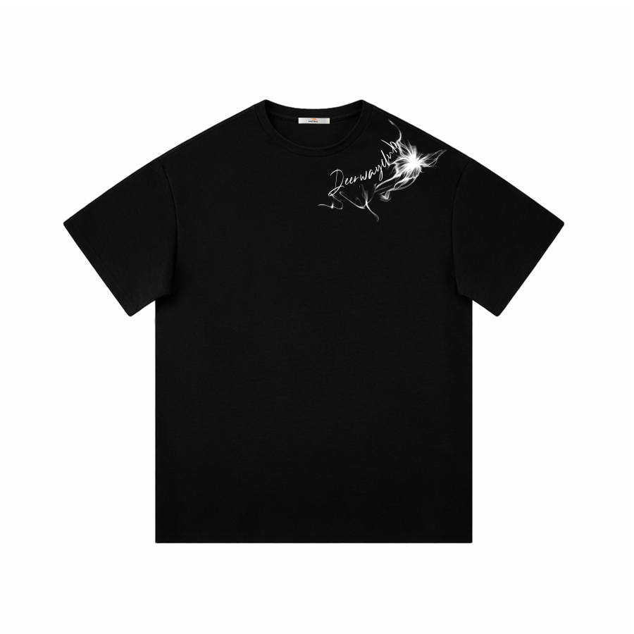 DEERWAY T Shirts Unisex Crew Neck Moderate Straight Fit