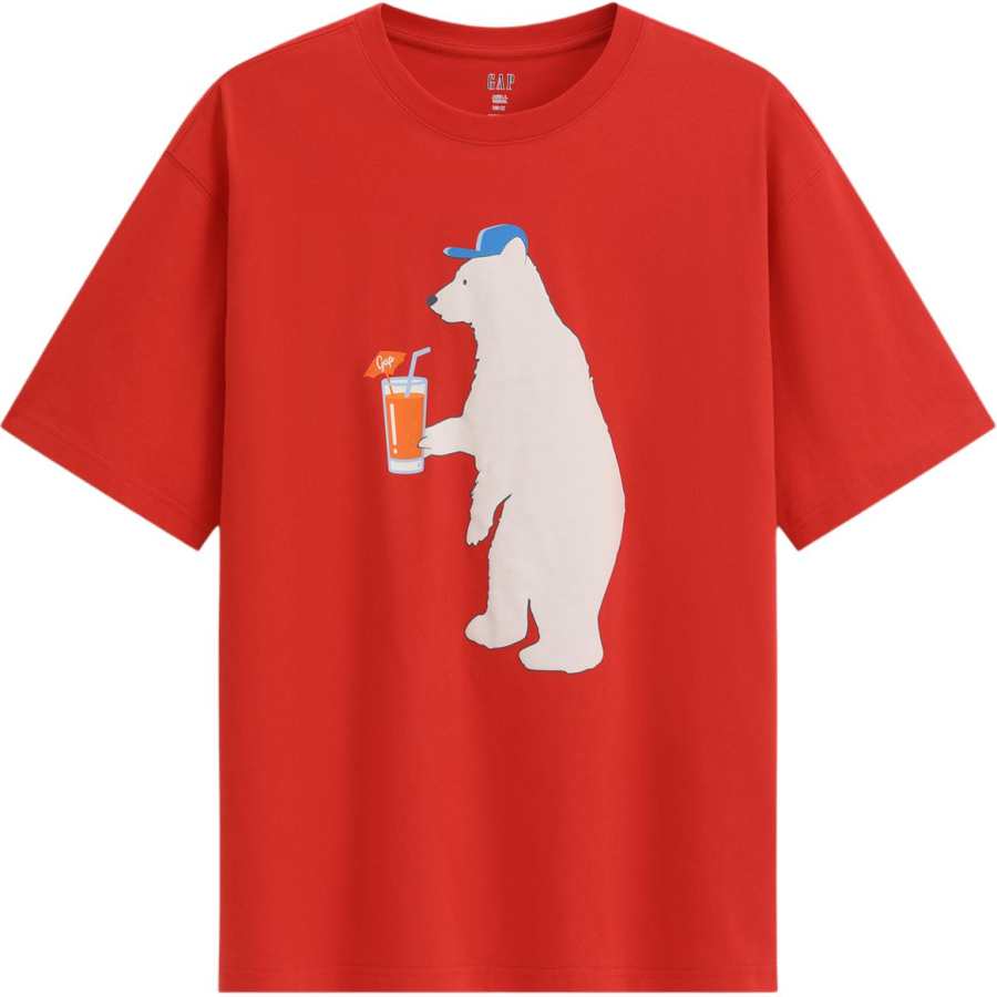 GAP T Shirts Unisex Crew Neck Moderate