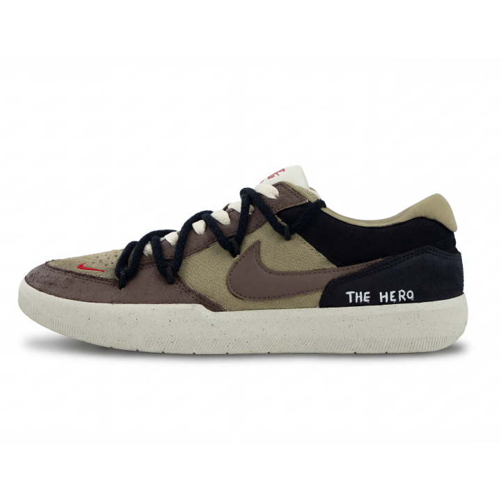 Nike Nike SB FORCE Abrasion Resistant Low top Skateboard Shoes Men's Light Umber