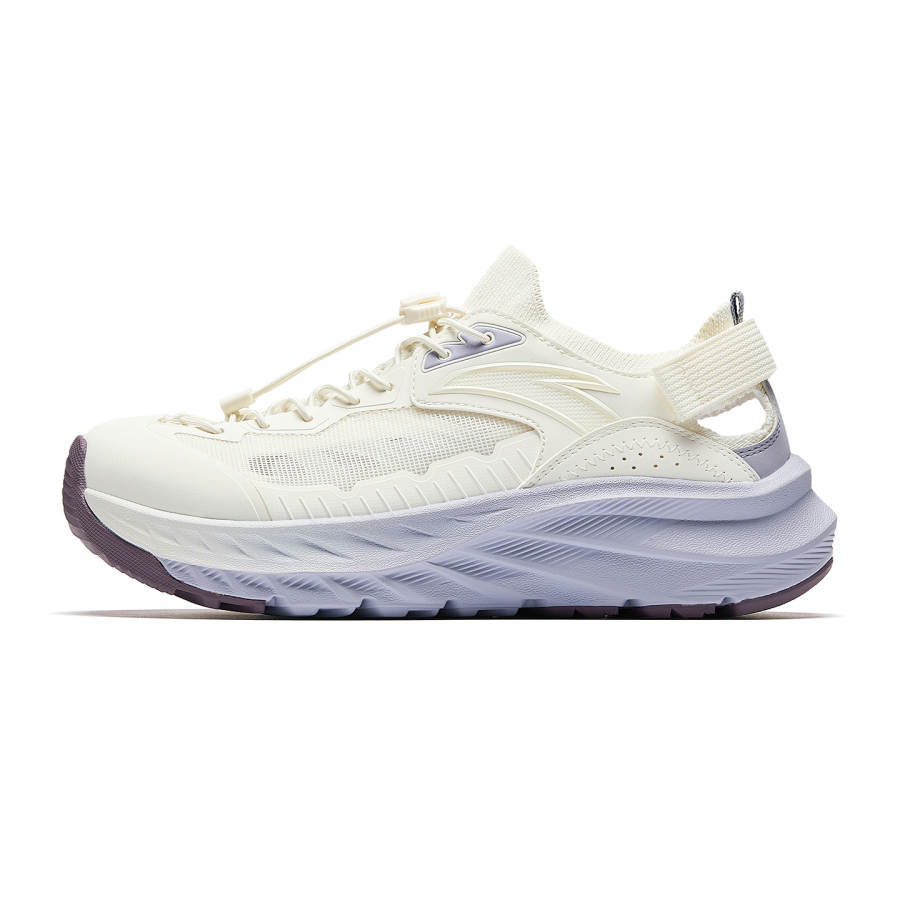 Anta Textile, Synthetic Leather Cushioning Slip Resistant Low top Outdoor Sandal Women's