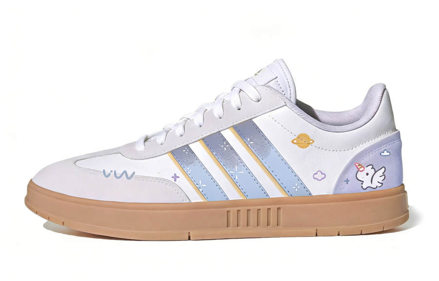 Adidas Adidas Gradas Enchanted Realm, Starry Unicorn Low top Skateboard Shoes Women's Light Purple