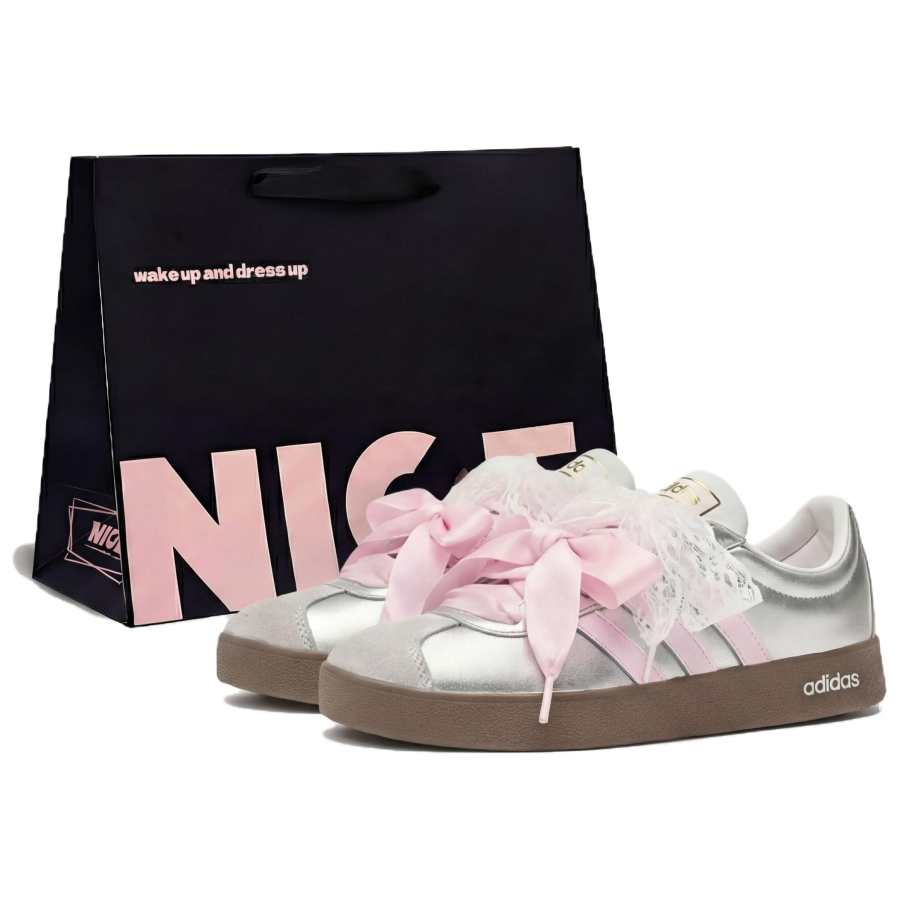 Adidas Adidas VL COURT 2.0 German Army Trainers, Ballet Girlish Shopping Bag Abrasion Resistant Low top Vintage T Trainers