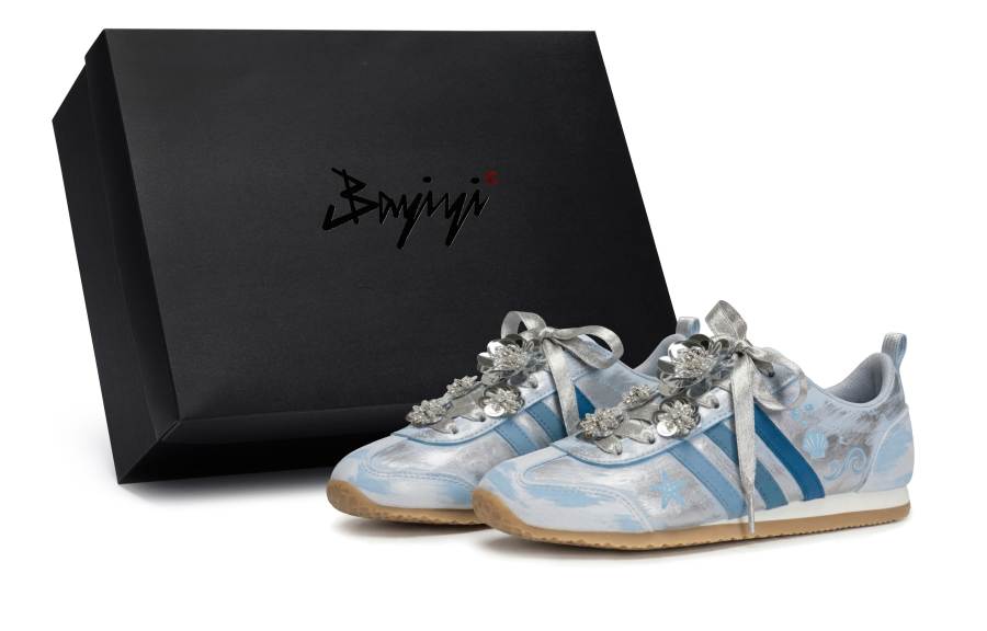 Adidas Custom Adidas VS JOG 2.0 811 Manufacturing, Haiyi Flower Sleep, Special Shoe Box Slip Resistant Low top