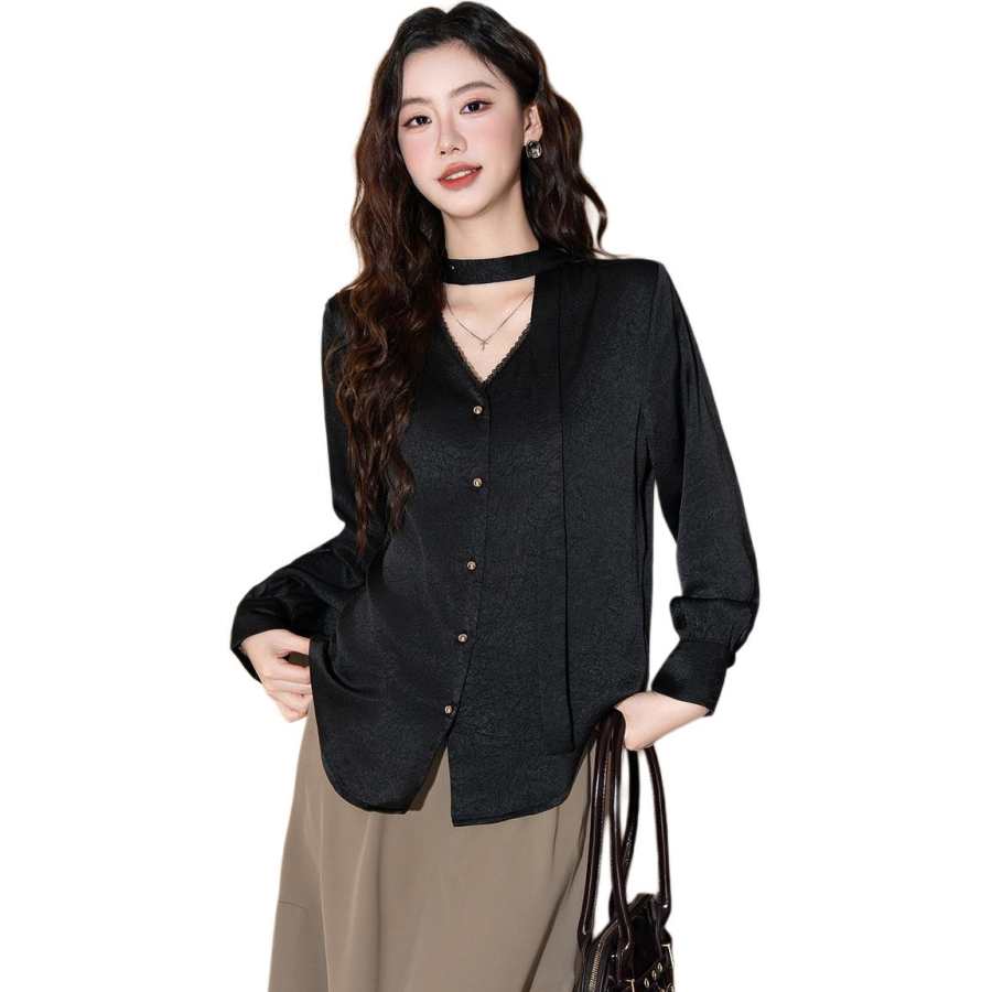 BALENO Shirts Women's V Neck Moderate