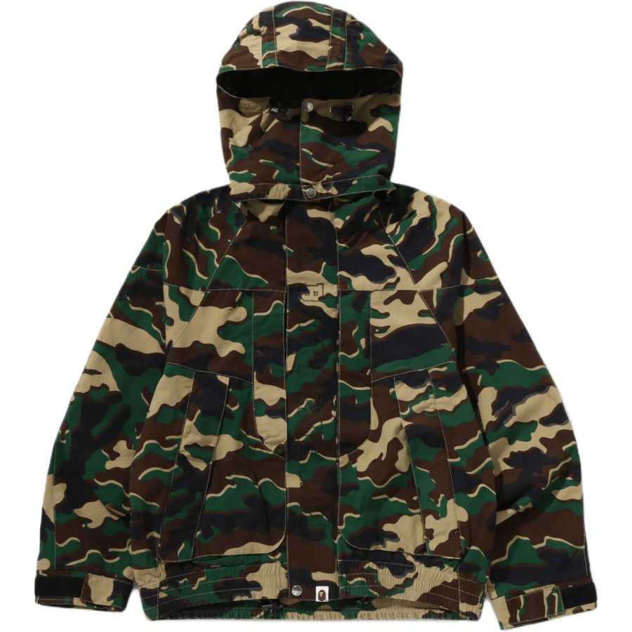 A BATHING APE A BATHING APE Windproof Windbreaker Jacket Unisex