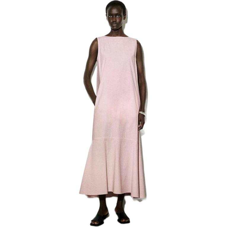 COS Sleeveless Dresses Women's Pink Crew Neck Moderate