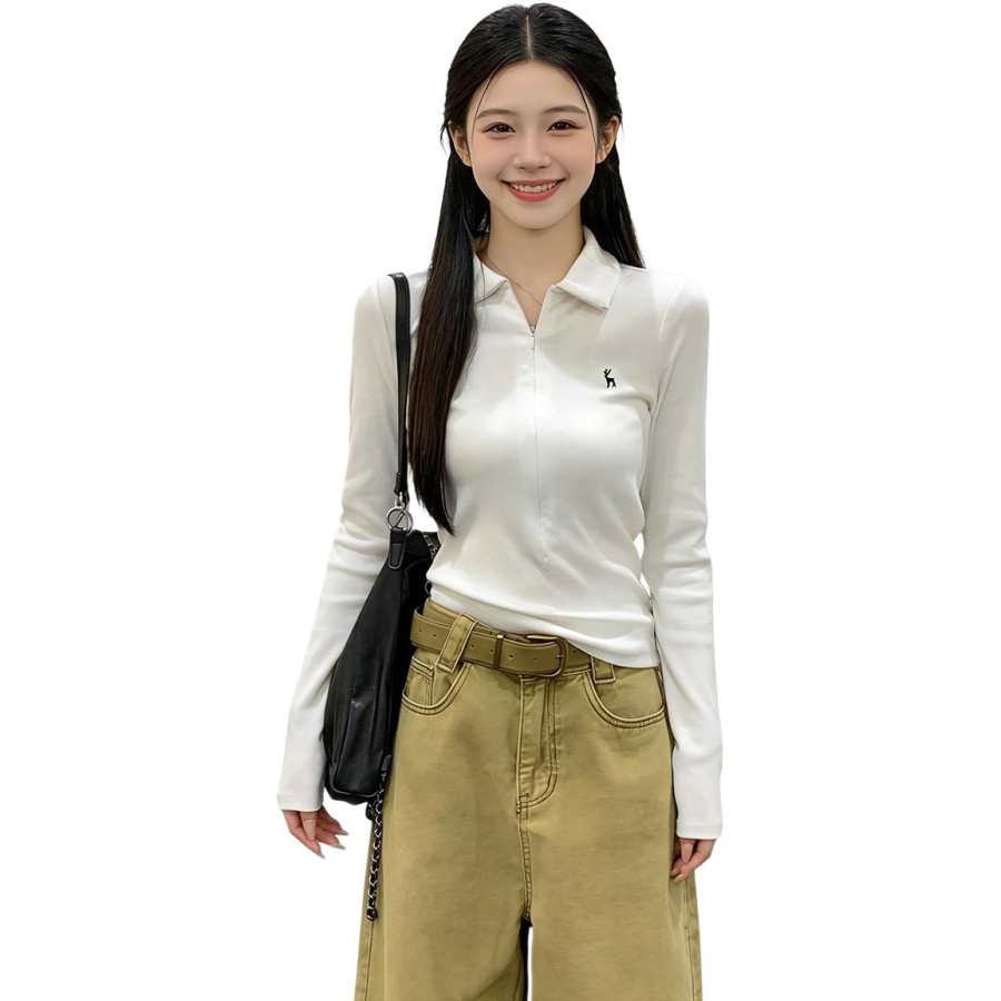 JBBCN JBBCN T Shirts Women's Lapel