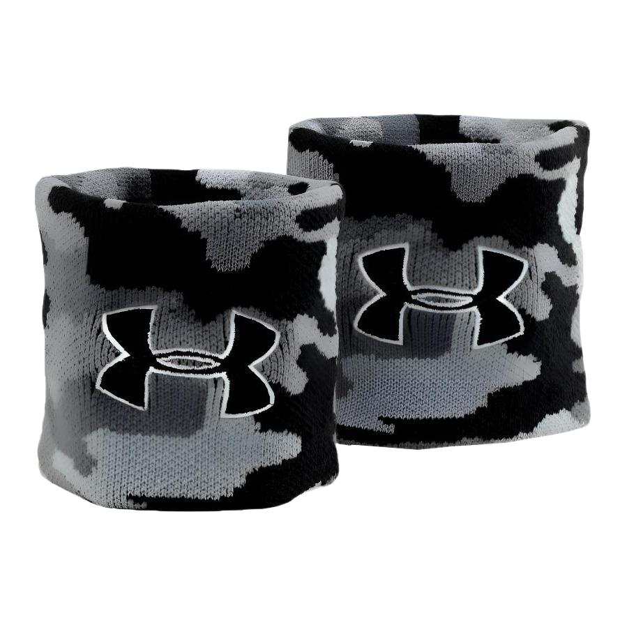 Under Armour Sports & Fitness Polyester, Rubber, Nylon, Elastane Wristbands Unisex Gray