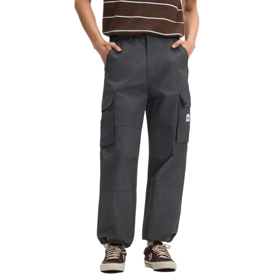 Lee Lee Cargo Pants Men's Iron Gray Thin Straight Fit Pants