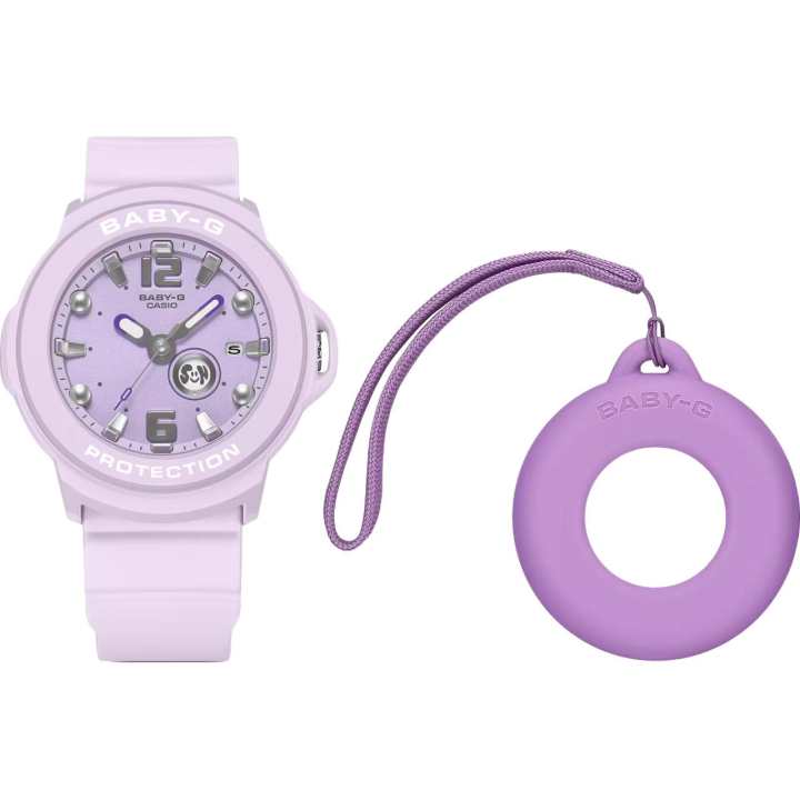 CASIO CASIO BGA 15 Quartz Movement Resin Strap Watch Women's Watch Purple Watch Dial