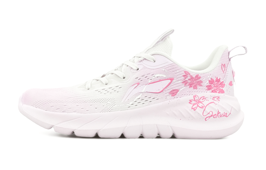 Li-Ning Li Ning Light Lanying V2 Cushioning Abrasion Resistant Lightweight Slip Resistant Low top Running Shoes Women's
