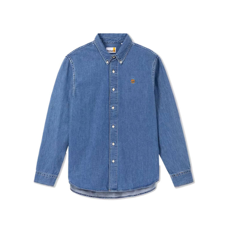 Timberland Shirts Men's Blue Lapel Moderate