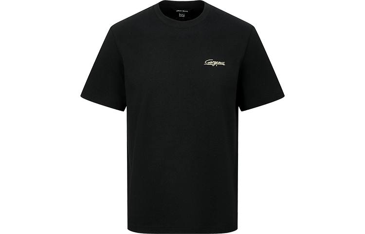 URBAN REVIVO T Shirts Men's Crew Neck Moderate