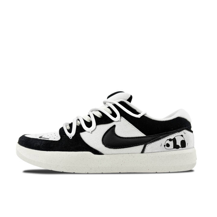 Nike Nike SB Force 58 Skateboard Shoes Unisex Black White Gray