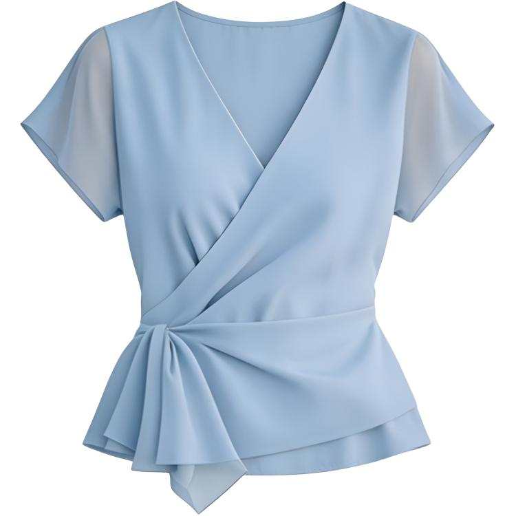 DUSHE Women's Apparel Chiffon Shirt Women's