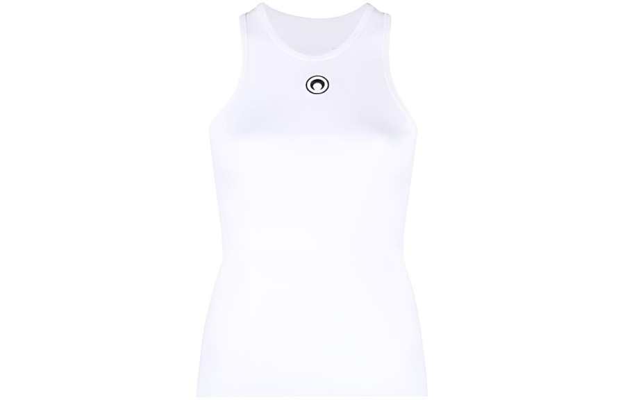 Marine Serre Crescent Moon print Racerback Top