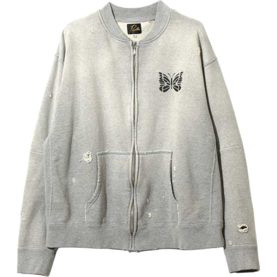 Needles Needles SS26 Deconstructed Zipped Sweat Sweatshirt Unisex