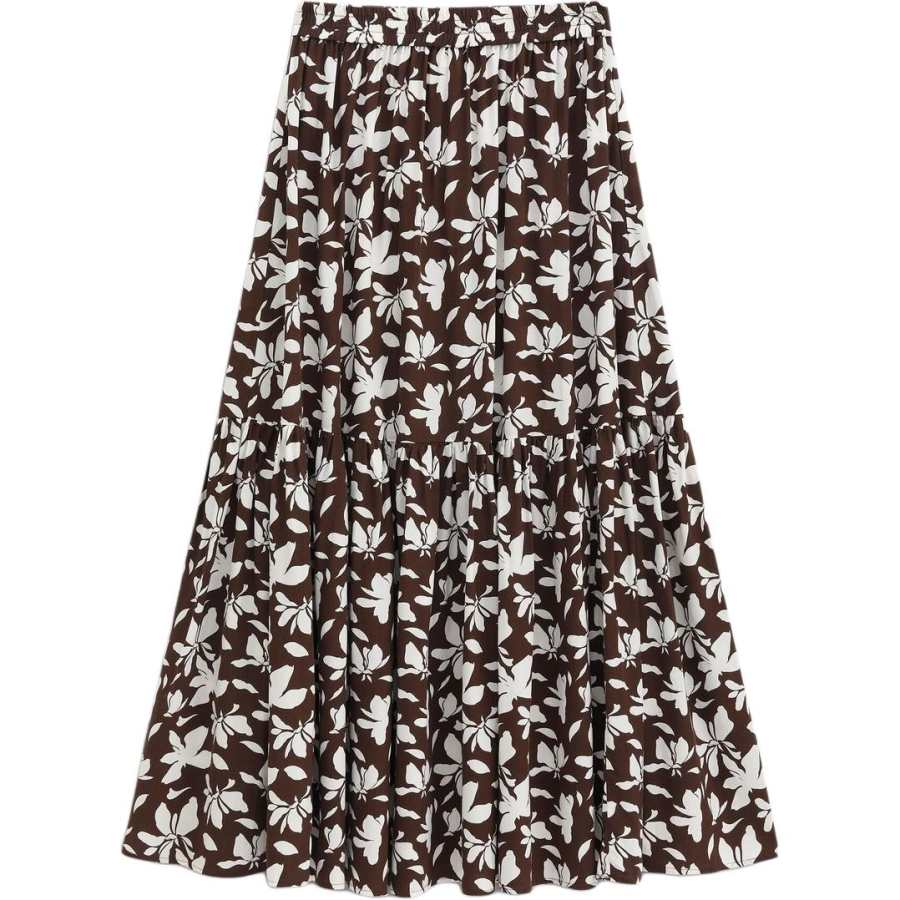 GAP Casual Long Skirts Women's Floral Pattern Moderate Long Skirt