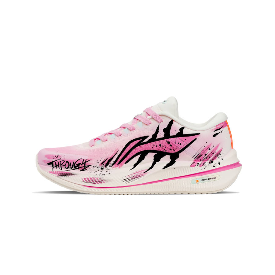 Li-Ning Li Ning Yueying 5 Low top Casual Physical Fitness Test & Exam Running Shoes Men's Black Pink