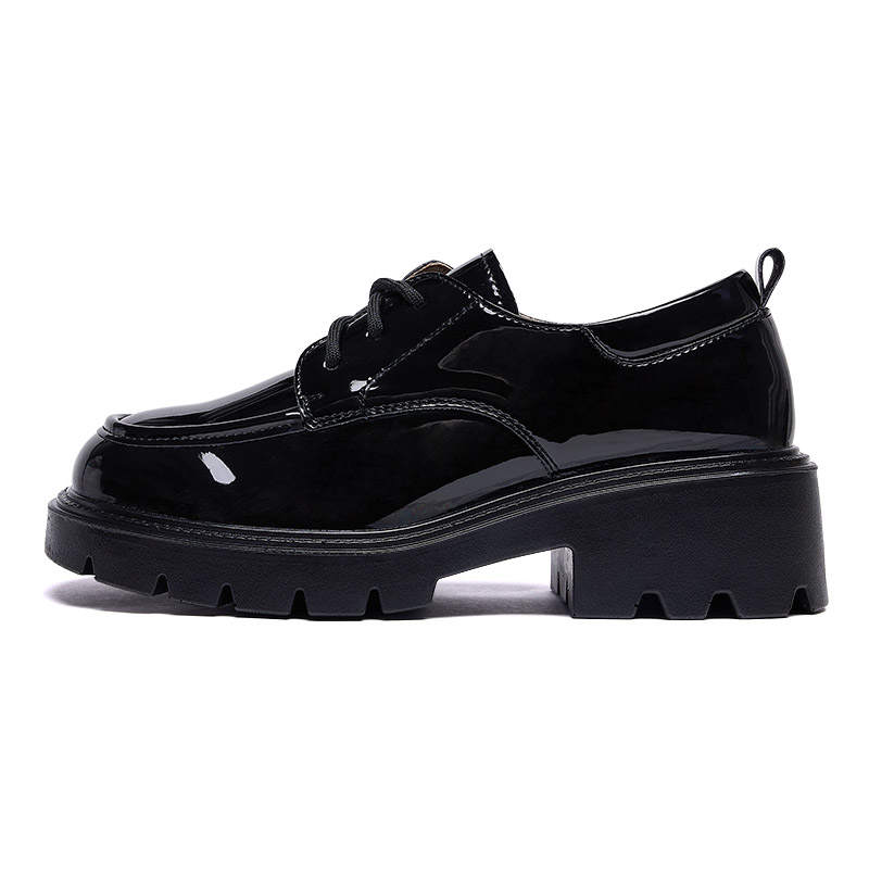 Warrior Ballet Flats Synthetic Leather Platform Loafers Women's