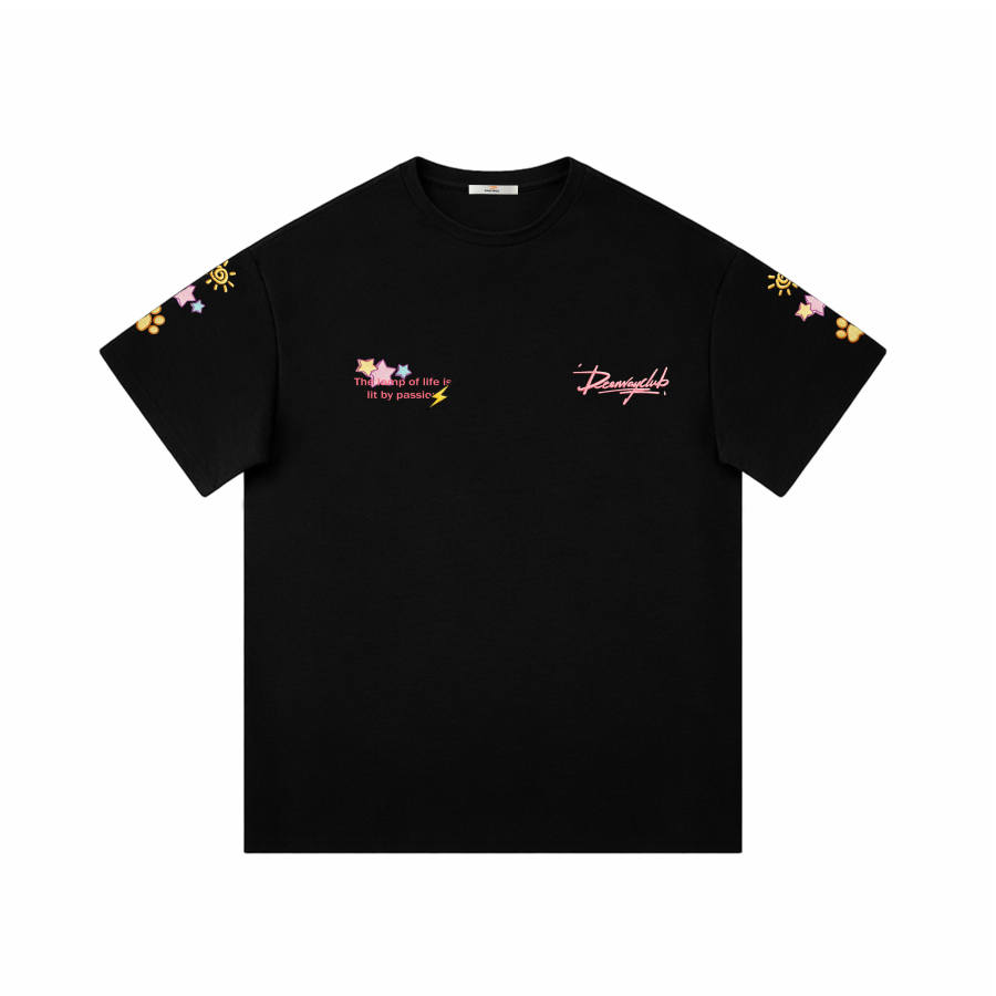 DEERWAY T Shirts Unisex Crew Neck Moderate Straight Fit