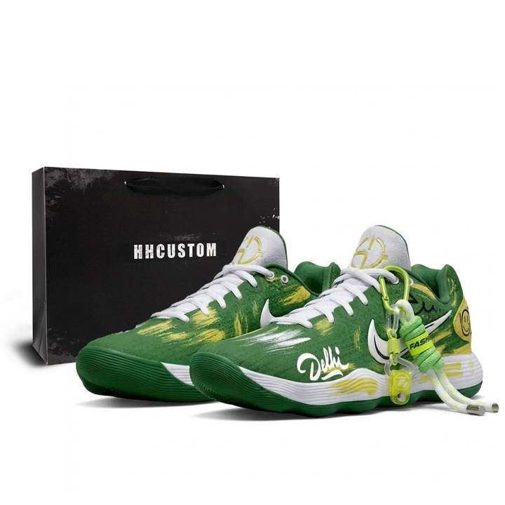 Nike Nike Hyperdunk 2017 Color Egg Spray Can Fabric Cushioning Abrasion Resistant Slip Resistant Low top Basketball Shoes