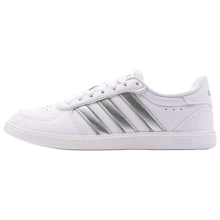 Adidas Adidas BREAKNET SLEEK Skateboard Shoes Men's White Silver