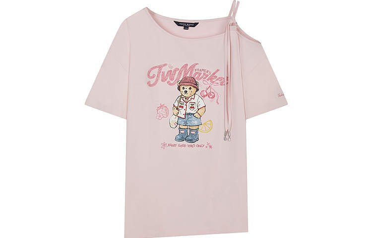 Teenie Weenie T Shirts Women's Crew Neck Moderate