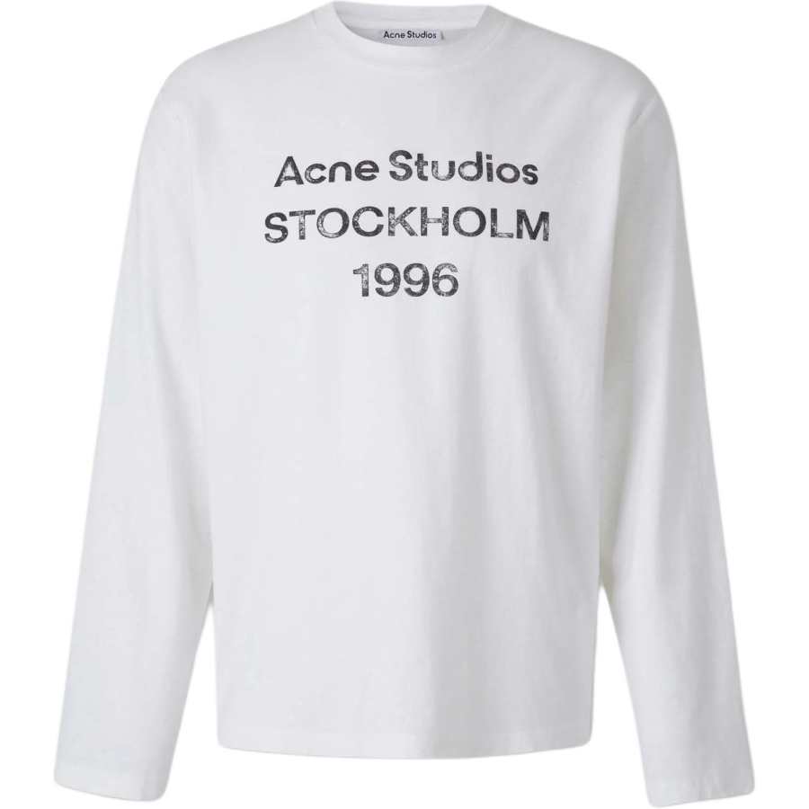 Acne Studios Acne Studios Logo Printed Long-Sleeved T-Shirt