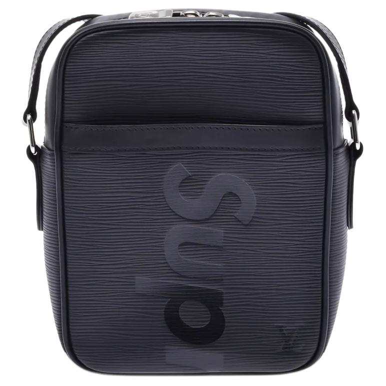 Supreme Supreme Louis Vuitton Calfskin Crossbody Bags Unisex Black
