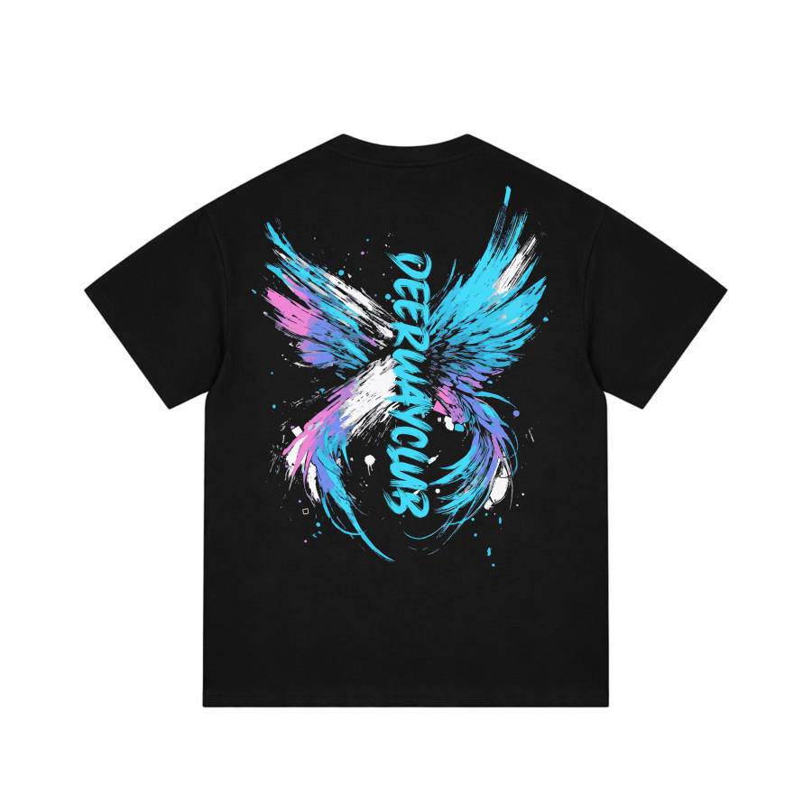 DEERWAY T Shirts Unisex Crew Neck Moderate Straight Fit