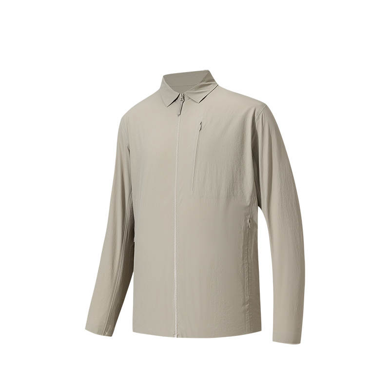 ANTA T Shirts Men's Camel Sand 1 Crew Neck Moderate