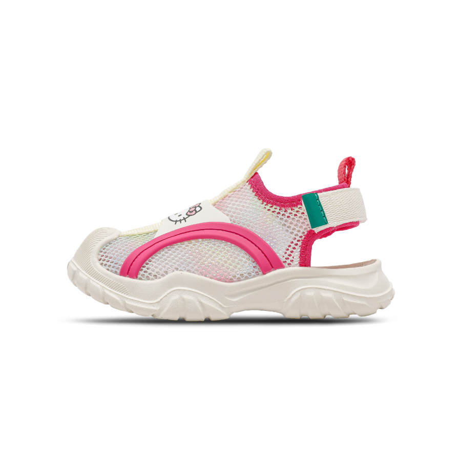 Sanrio x Hello Kitty Synthetic Leather, Textile Slip Resistant Anti Kick Lightweight Cushioning Low top