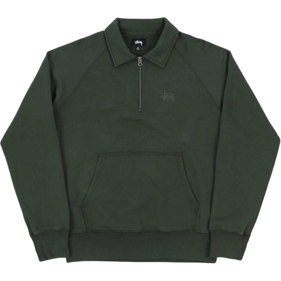 Stussy Sweatshirts Men's Polo Collar Moderate Other