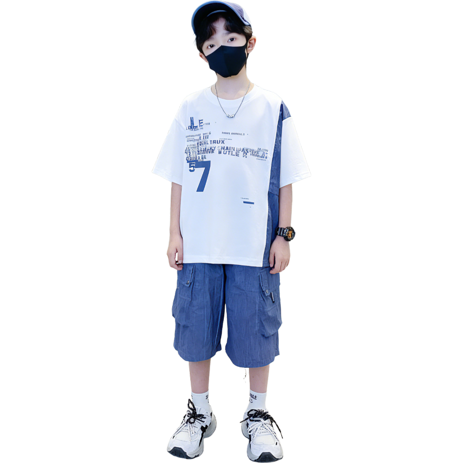 Lanza Lanza Boy Suit Summer Style Middle School Kids'