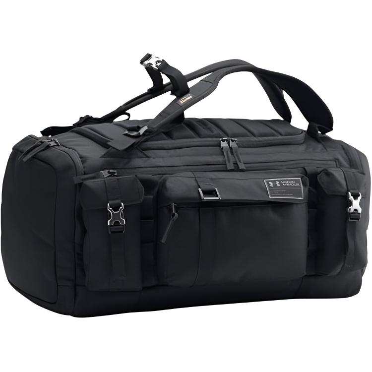 Under Armour 53L CORDURA Fabric Backpack Travel Bag Unisex Black