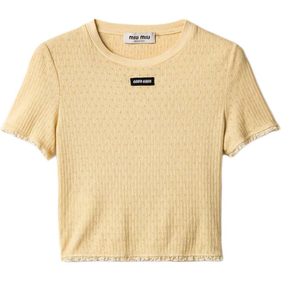 MIU MIU Regular T Shirt Women's
