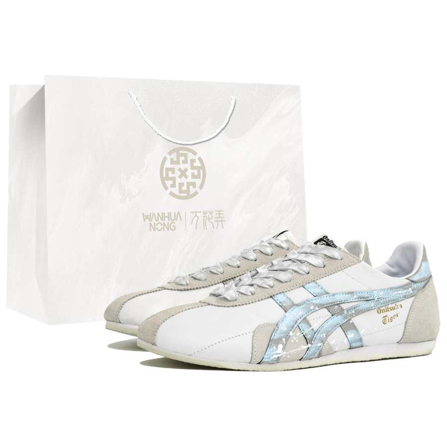 Onitsuka Tiger Runspark Abrasion Resistant Low top Running Shoes Unisex White