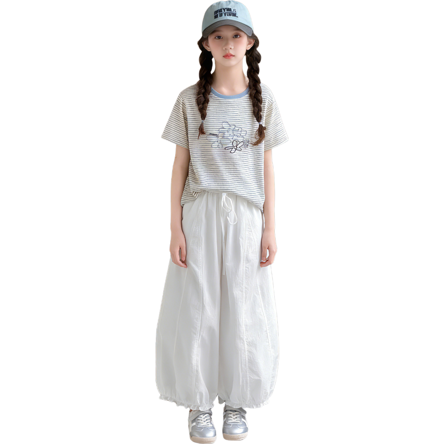 Lanza Girls' Set Summer Style Middle School Kids'