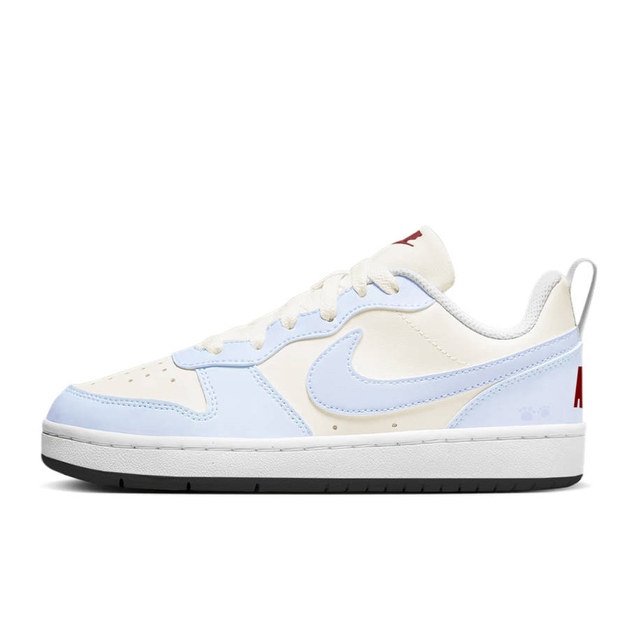 Nike Nike Court Borough Abrasion Resistant Low top Skateboard Shoes Women's Light Blue