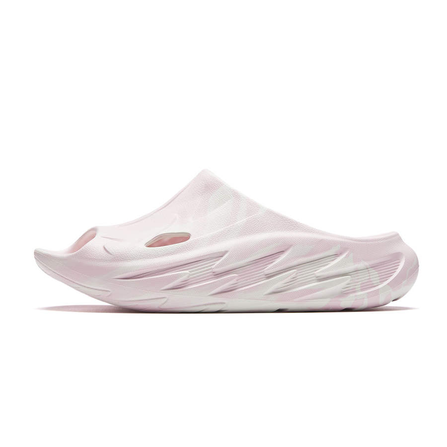 Anta EVA Cushioning Slip Resistant Slide Slippers Men's Pink White