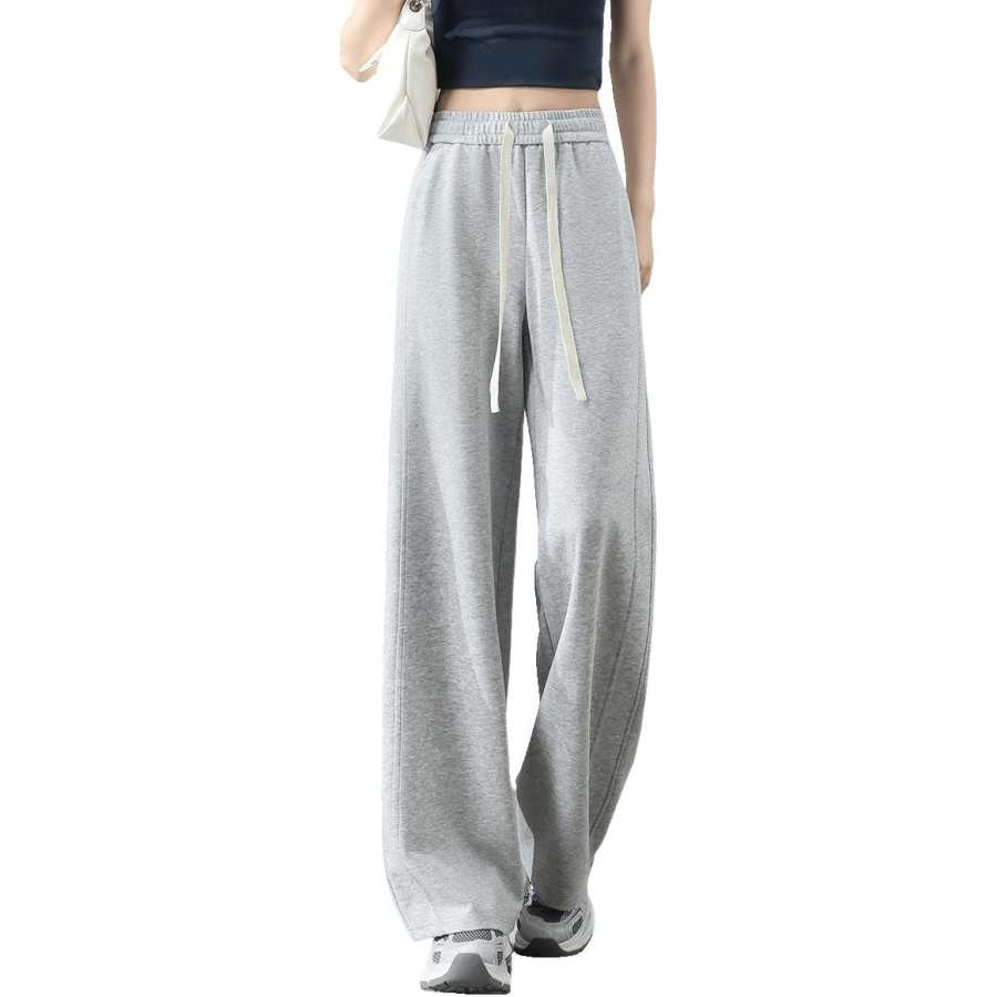 Tonlion Casual Pants Women's Moderate Wide Leg Pants
