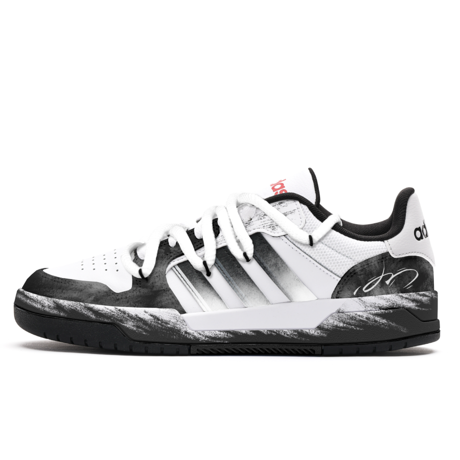 Adidas Adidas ENTRAP Skateboard Shoes Unisex Low Top Black/White