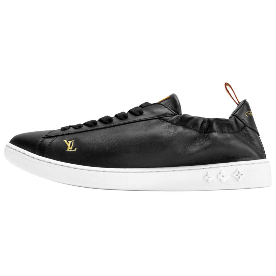 LOUIS VUITTON Soft Low top Skateboard Shoes Men's Black