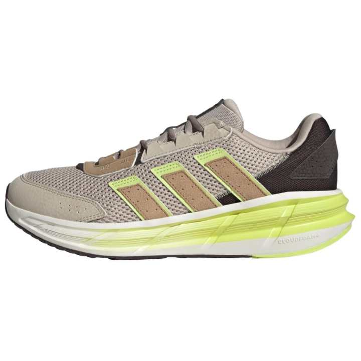 Adidas Adidas Astrastar Lightweight Running Shoes Men's Beige Gray Green