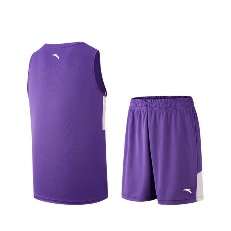 Anta Basketball Suit Men's Grass Purple