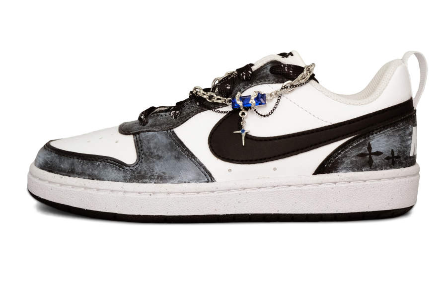 Nike Nike Court Borough Tethys Low top Kids' Skateboarding Shoes Black Teenagers