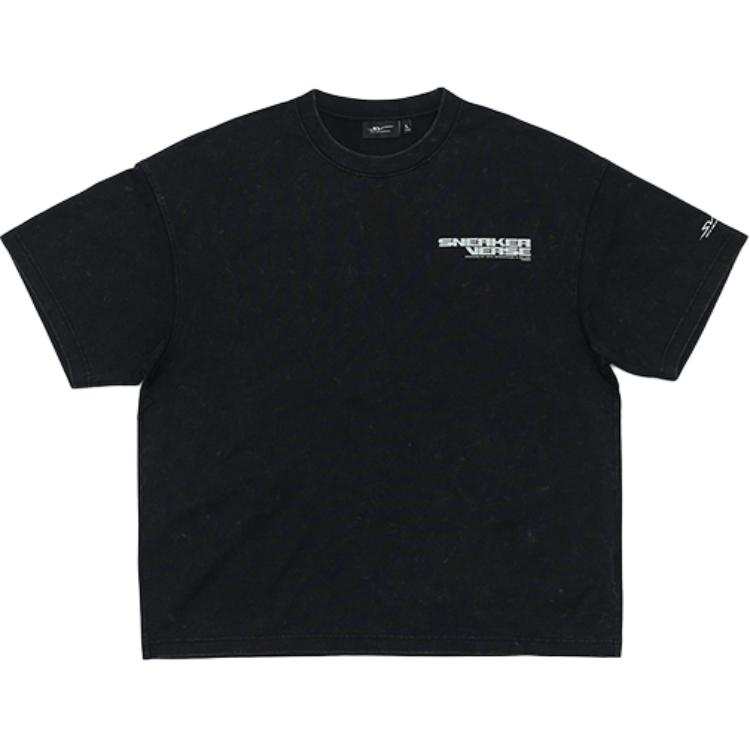 ANTA T Shirts Unisex Black Crew Neck Moderate Straight Fit