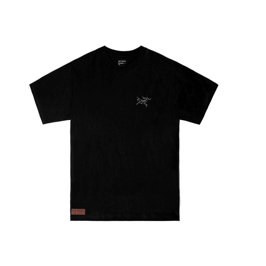 Arcteryx T Shirts Men's Black/Black International, Suggestion Size Small Crew Neck Moderate